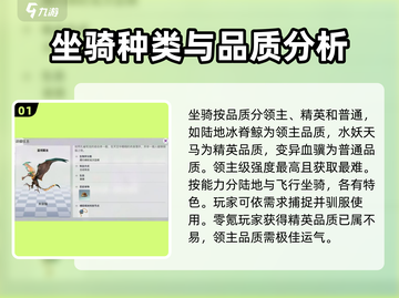 创造吧我们的星球🔥坐骑属性详解，种类介绍不容错过！截图2