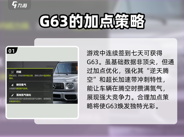 极品飞车集结🔥奔驰G63最强加点方案✨截图2