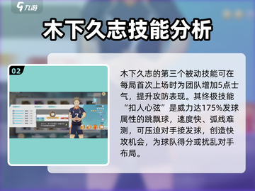 排球少年手游🔥木下久志超强解析来啦！💥截图3