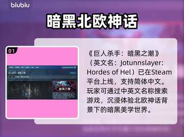 🎮《巨人杀手：暗黑之潮》Steam英文名曝光！截图2