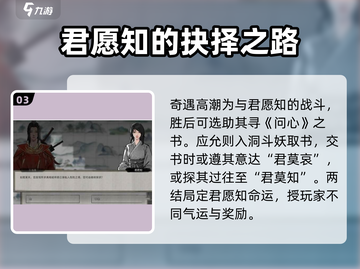 鬼谷八荒🔥君愿知攻略：选择技巧大曝光！截图4