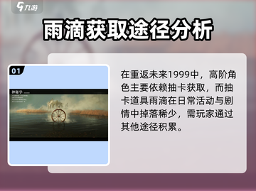 重返未来1999💥雨滴获取全攻略✨截图2