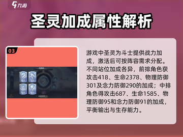 圣斗士星矢重生🔥圣灵系统玩法大揭秘！截图4