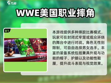 💥2025WWE摔跤游戏推荐🔥好玩到爆的摔跤手游榜单🏆截图2