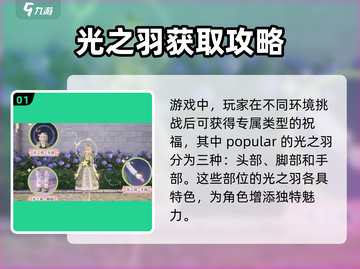 无限暖暖光之羽获取大揭秘🔥游戏党必看！截图2
