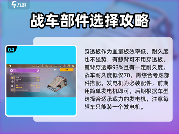 创世战车⚡部件全解析，玩游戏必备🔥截图5