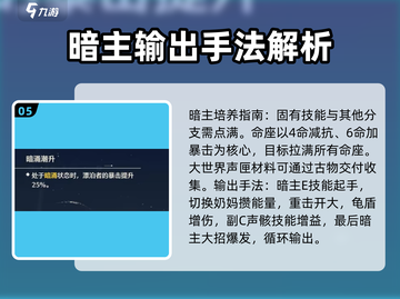 鸣潮暗主声骸推荐🔥鸣潮玩家必看！🎉截图6