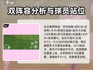 最佳球会最强🔥阵容搭配推荐！👇游戏党必看截图2