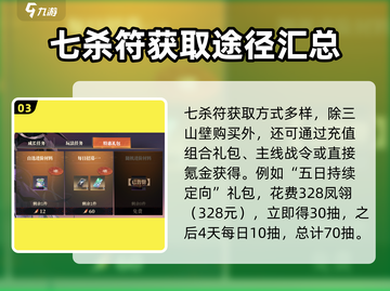 三国志幻想大陆2🔥七杀符获取全攻略🎉截图4