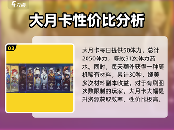 白荆回廊大月卡值不值得冲？💥性价比分析来啦！截图4