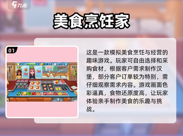 复古汉堡游戏🔥美食类小游戏推荐🍔截图2