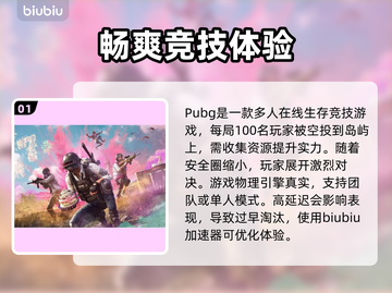 PUBG延迟卡顿？⚡不开加速器照样畅玩！截图2