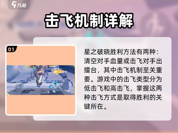 星之破晓🔥击飞机制全揭秘！掌握这些轻松上分🎉截图2