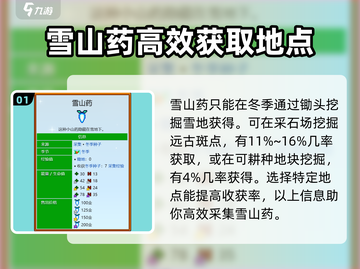 星露谷物语🔥雪山药获取秘籍🎉截图2