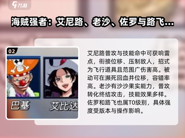 航海王壮志雄心🔥强力角色排行揭秘🎉截图3