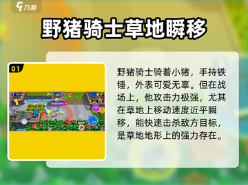 爆裂小队🔥野猪骑士强度分析与玩法攻略🎉截图2