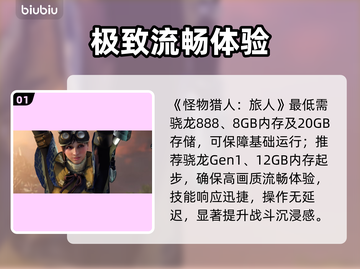 🔥怪物猎人旅人配置曝光！💻🎮截图2