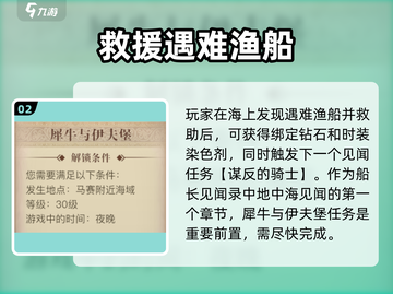 黎明之海🔥犀牛与伊夫堡触发攻略来啦！截图3