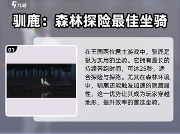 王国两位君主坐骑大揭秘🔥哪些坐骑在游戏中超好用？截图2
