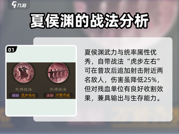 三国志战棋版🔥夏侯渊战法搭配推荐💡截图2