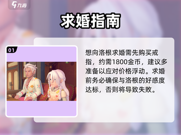 💍《沙石镇时光》洛根求婚戒指攻略大公开！截图2