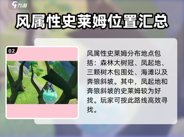 原神🔥风史莱姆全地图位置分享！快收藏✅截图3