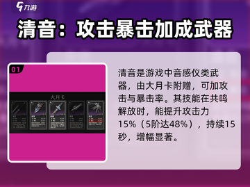 鸣潮🔥大月卡音感仪清音超好用✨游戏党必看！截图2