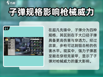超凡先锋💡子弹大全与获取方式大揭秘！截图2