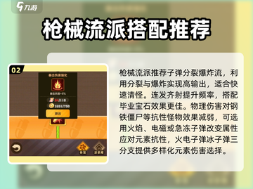 向僵尸开炮🔥武器加点流派超全攻略来啦！截图3