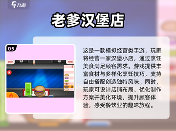 🍔2024超好玩汉堡游戏排行，趣味无限等你来挑战！截图6