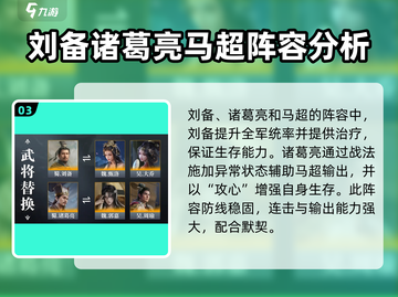 三国谋定天下🔥马超配将攻略，武将图鉴全解析！截图4