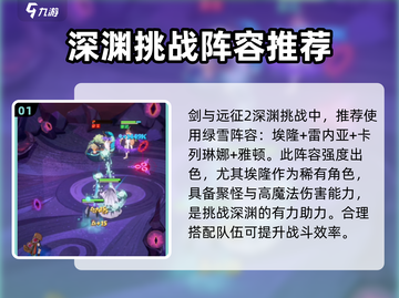 剑与远征2🔥深渊挑战阵容搭配攻略🌟截图2