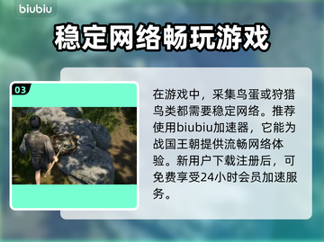 战国王朝：快速获取鸟蛋的秘籍🔥🥚截图4