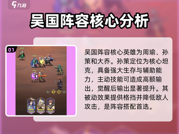 三国志幻想大陆🔥吴国毕业阵容搭配攻略来啦！截图2