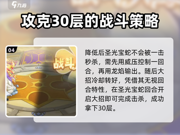 西普大陆手游挑战塔30层🔥通关秘籍💎截图5