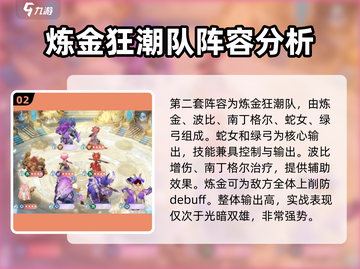 不朽家族最强🔥阵容搭配攻略来啦！速看游戏玩家必收藏💡截图3