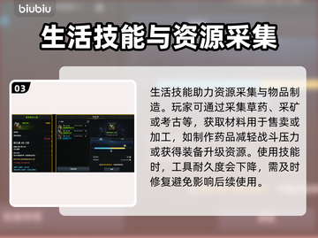 命运方舟生活技能全解析！🔥新手必看💎截图4