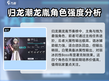 归龙潮龙胤节奏榜🔥游戏排名大揭秘！截图2