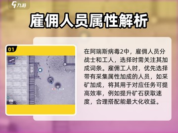 阿瑞斯病毒2🔥雇佣人员推荐与玩法攻略来啦！截图2