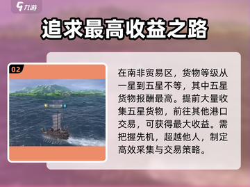 黎明之海💥南非贸易赚金币攻略💎截图3