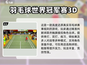 🔥2025超好玩羽毛球双人游戏推荐！💥🎮截图4