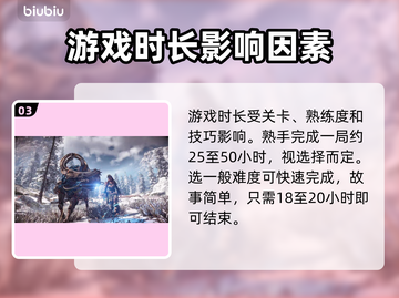 地平线零之曙光：揭秘游玩时间🚀🎮截图4