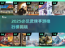 🔥2025武侠手游TOP10榜单出炉！🎮