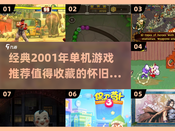 🎮2001经典单机游戏TOP榜🔥怀旧必玩清单截图1