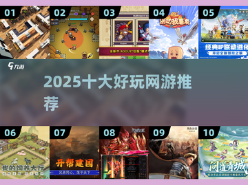 🔥2025十大网游出炉！🎮你玩过几个？截图1