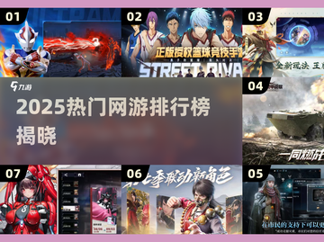🎮2025网游人气排行榜出炉！这些游戏全网爆🔥截图1