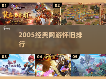 🔥2005年经典网游TOP榜，情怀拉满！🎮截图1