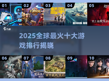 🔥2025全球最火十大游戏榜单出炉！🎮🔥截图1