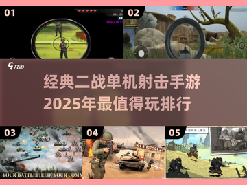 🔥二战单机射击手游排行榜✨经典游戏等你来战！截图1