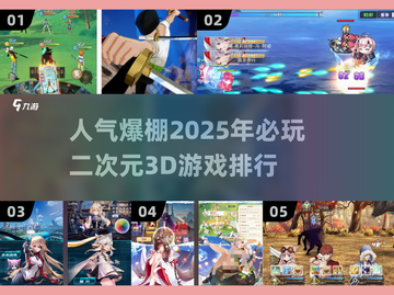 2025必玩！🔥超人气二次元3D游戏排行🌟截图1